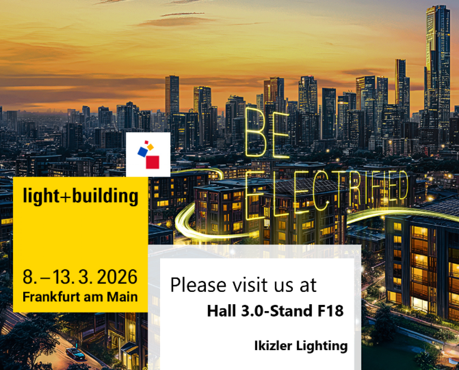 Ikizler Lighting to Exhibit at Light+Building 2026